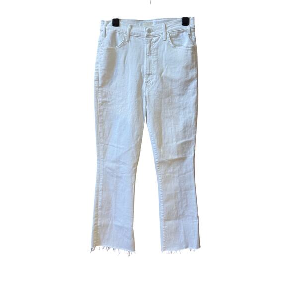 MOTHER The Hustler Ankle Fray in Fairest Of Them All white size 30 (New) - Picture 5 of 11